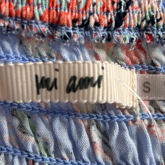 Mi Ami Women's Long Sleeve Floral Small Blouse - Picture 10 of 12